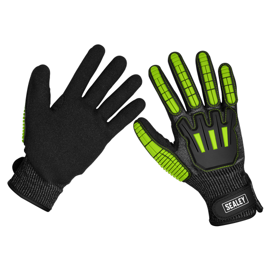 Cut & Impact Resistant Gloves - Large - Pair