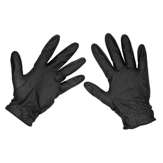 Black Diamond Grip Extra-Thick Nitrile Powder-Free Gloves X-Large - Pack of 50