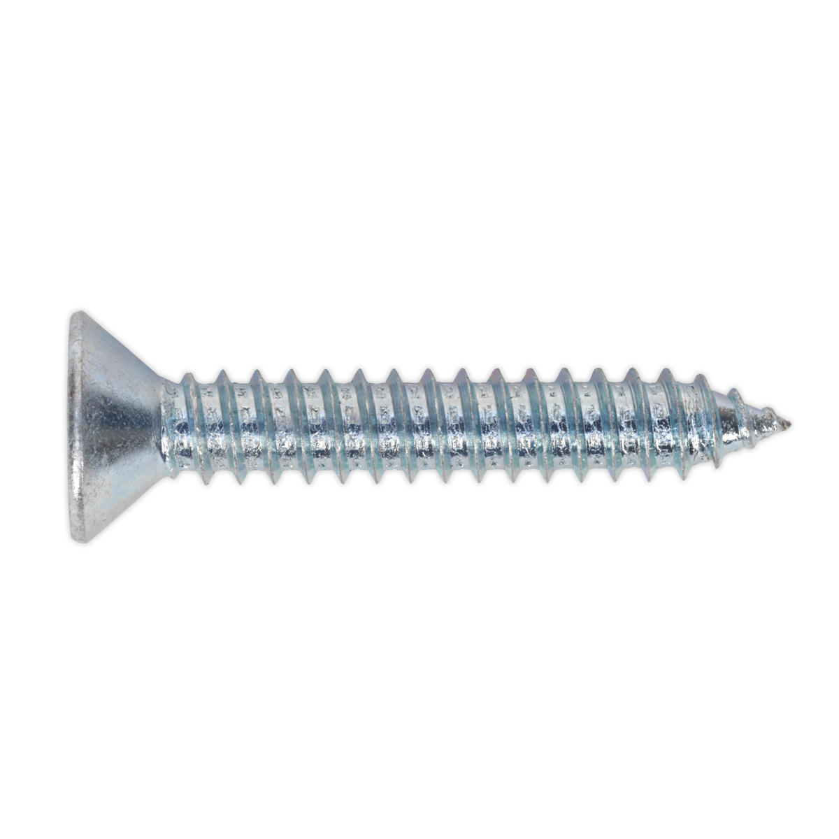 6.3 x 38mm Self Tapping Countersunk Pozi Screw - Pack of 100