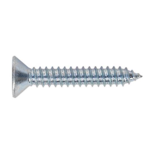 6.3 x 38mm Self Tapping Countersunk Pozi Screw - Pack of 100