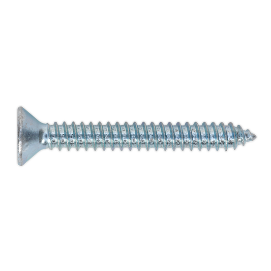 6.3 x 51mm Self Tapping Countersunk Pozi Screw - Pack of 100