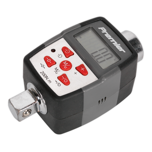 1/2"Sq Drive Digital Torque Adaptor with Angle Function 20-200Nm