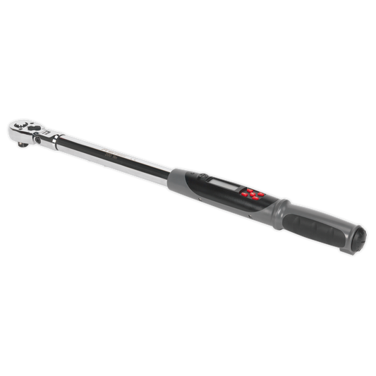 1/2"Sq Drive Flexi-Head Digital Torque Wrench with Angle Function 20-200Nm