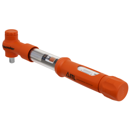3/8"Sq Drive Calibrated Insulated Micrometer Torque Wrench 12-60Nm