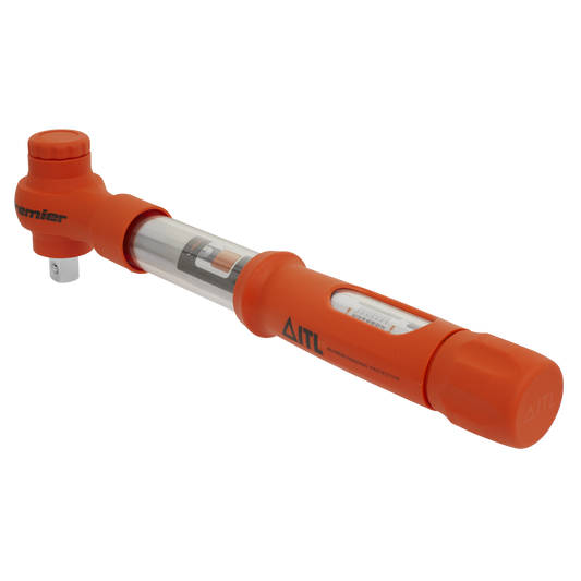 Calibrated 1/2"Sq Drive Insulated Micrometer Torque Wrench 12-60Nm