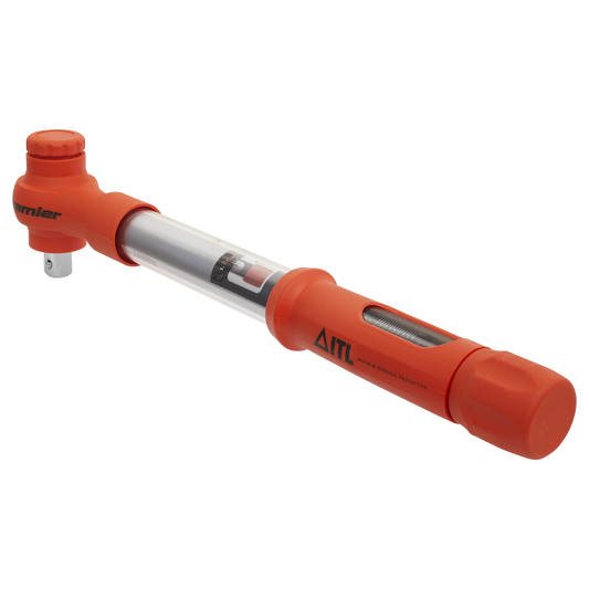 1/2"Sq Drive Calibrated Insulated Micrometer Torque Wrench 20-100Nm