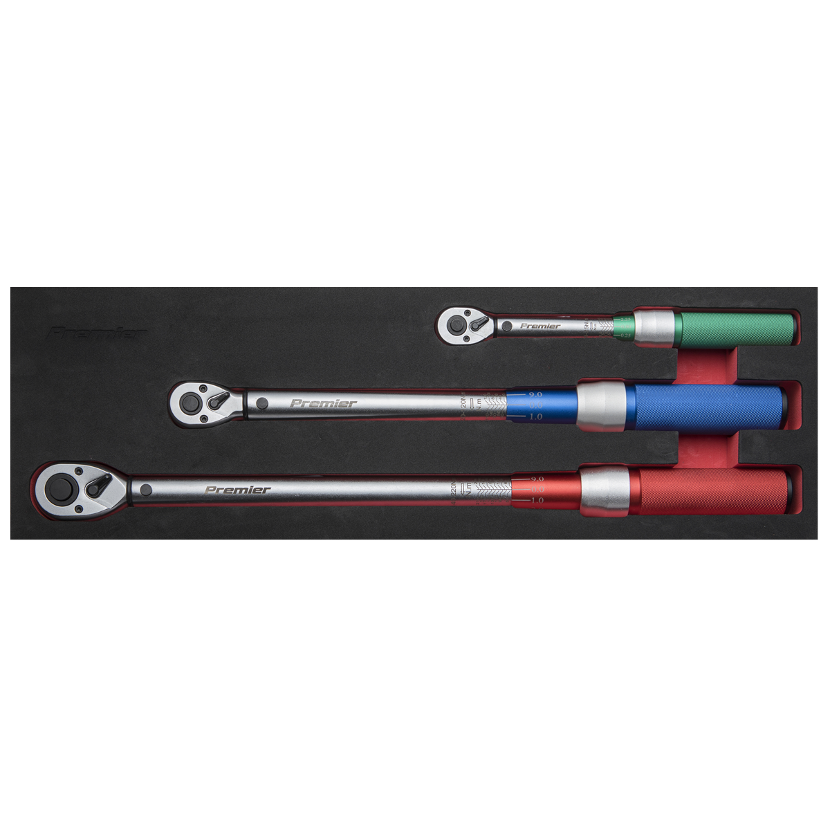 3pc Micrometer Style Torque Wrench Set