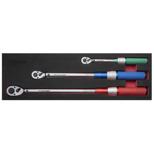 3pc Micrometer Style Torque Wrench Set