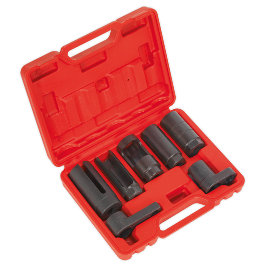 7pc 3/8" & 1/2"Sq Drive Oxygen Sensor Socket Set