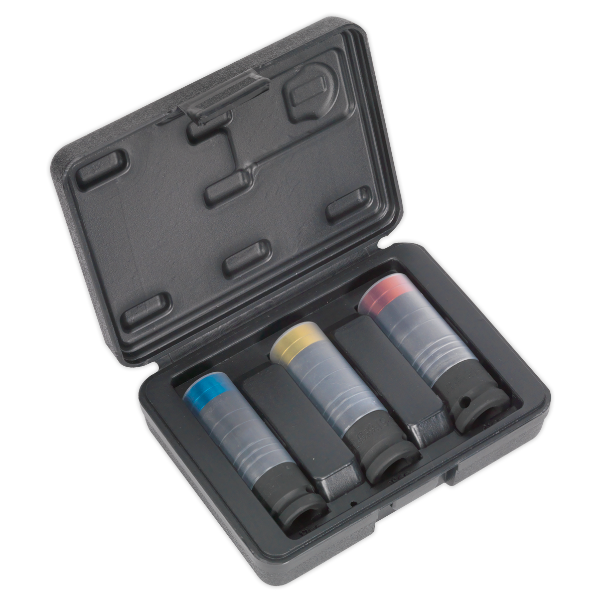 3pc 1/2"Sq Drive Alloy Wheel Ultra-Power Impact Socket Set