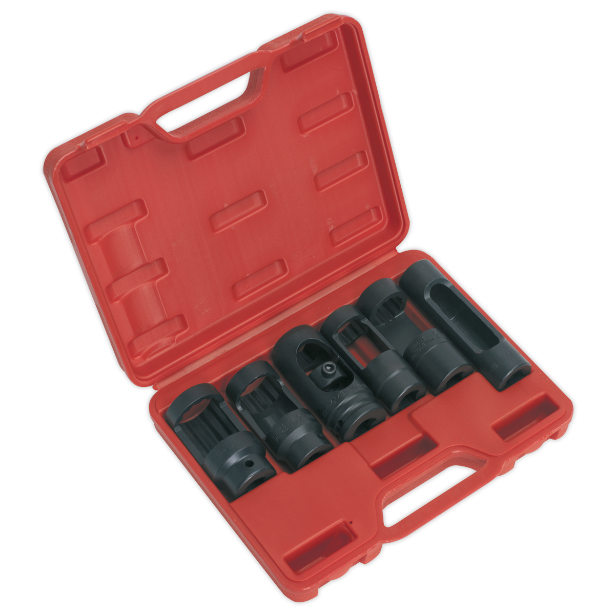 6pc 1/2"Sq Drive Injector Window Socket Set