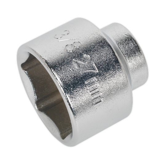 27mm 3/8"Sq Drive Low Profile Oil Filter Socket