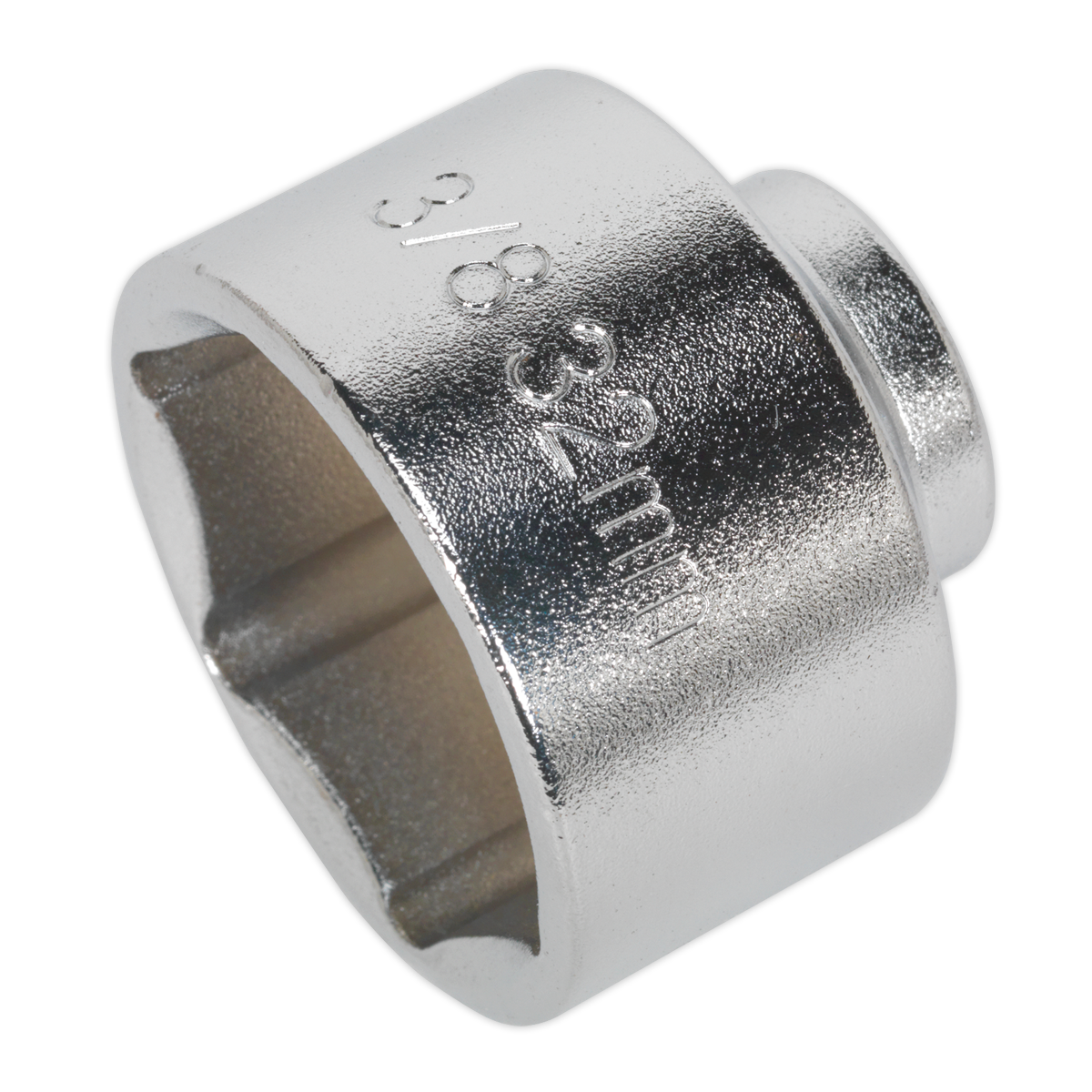 32mm 3/8"Sq Drive Low Profile Oil Filter Socket