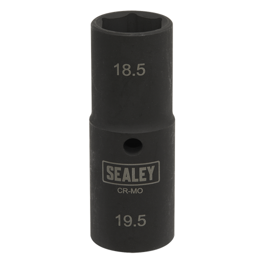 80mm 1/2"Sq Drive 18.5-19.5mm Double Ended Impact Socket