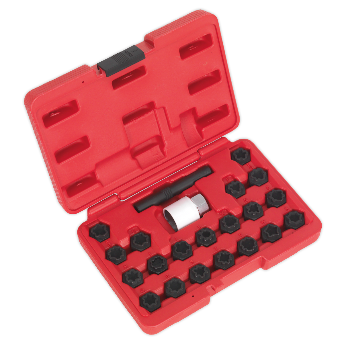 22pc Locking Wheel Nut Key Set - Audi