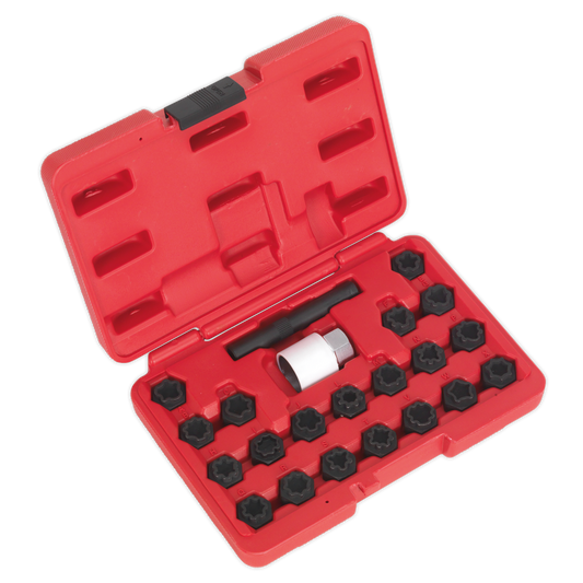 22pc Locking Wheel Nut Key Set - Audi