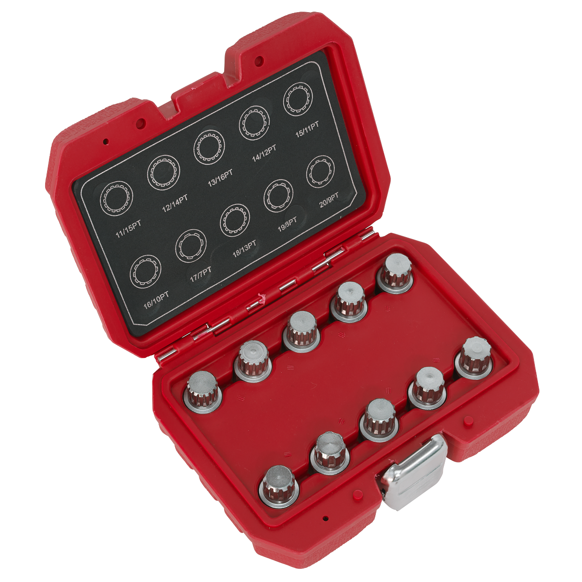 10pc Locking Wheel Nut Key Set - BMW