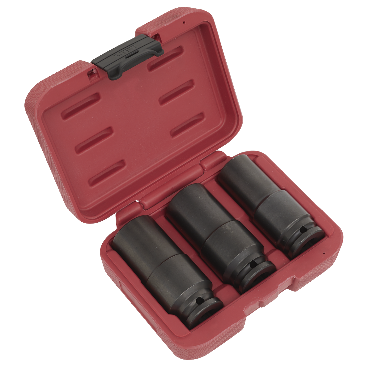 3pc 1/2"Sq Drive Deep Weighted Impact Socket Set