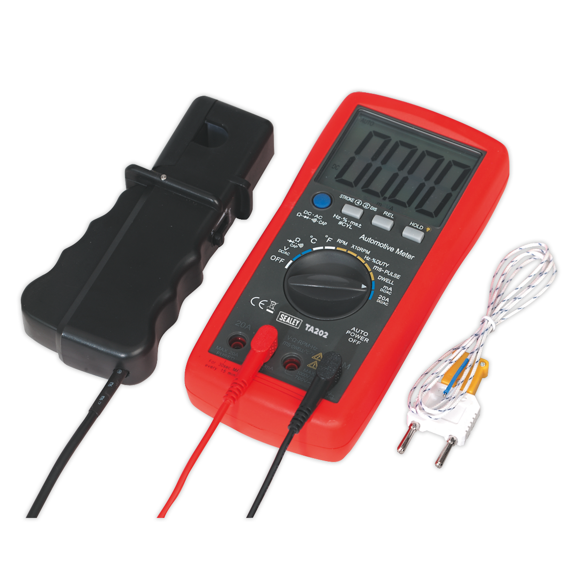 14-Function Digital Automotive Analyser with Inductive Coupler