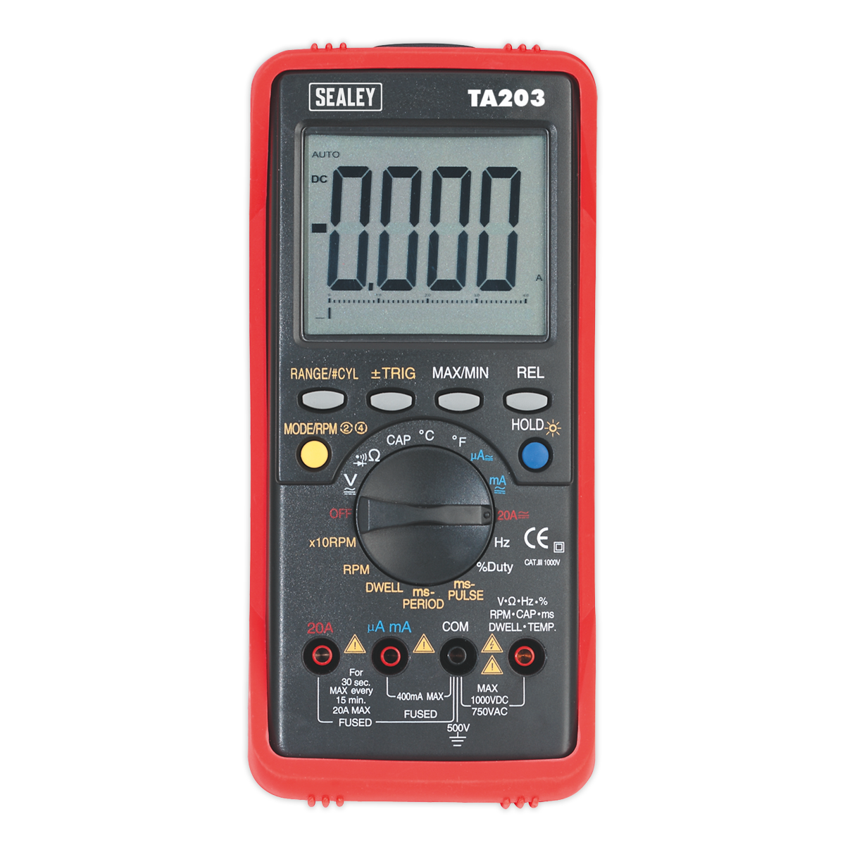 15-Function Digital Automotive Multimeter with Bar Graph/PC Link