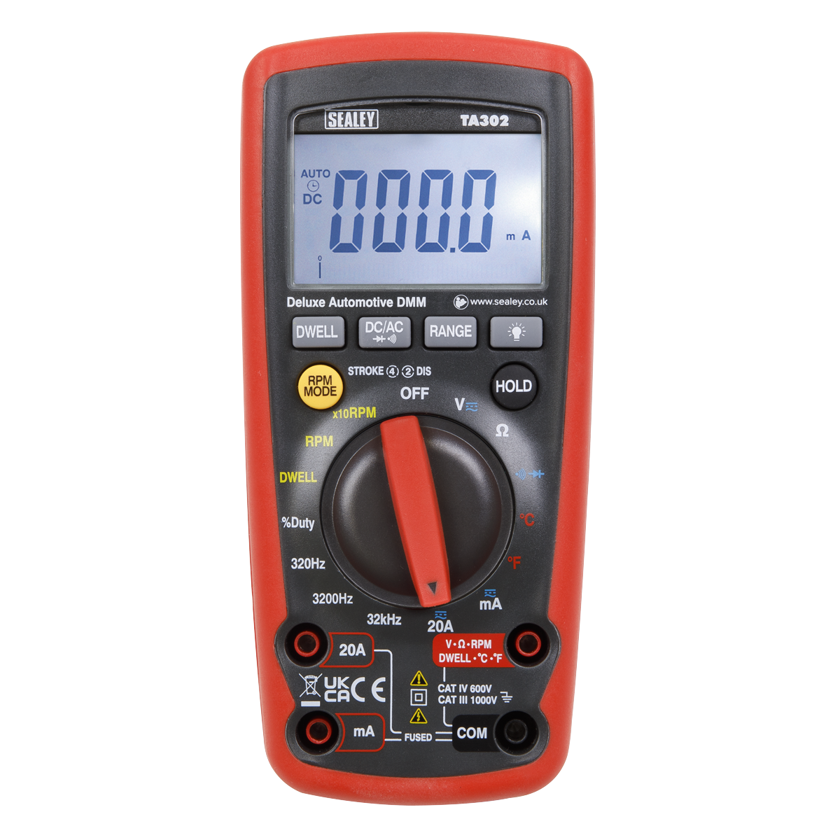 12-Function Digital Automotive Analyser with Inductive Coupler