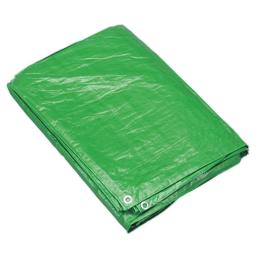 3.05 x 3.66m Tarpaulin - Green