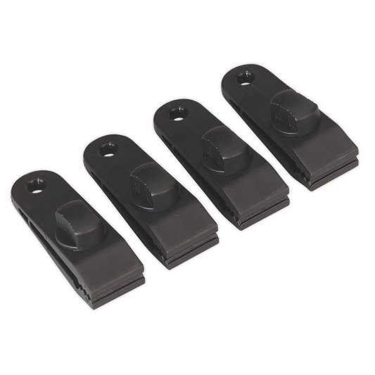 4pc Tarpaulin Clip Set