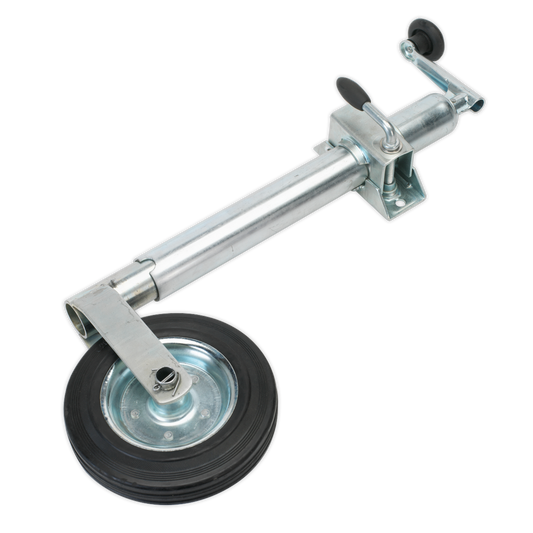 Jockey Wheel & Ø50mm Clamp - Ø200mm Solid Wheel