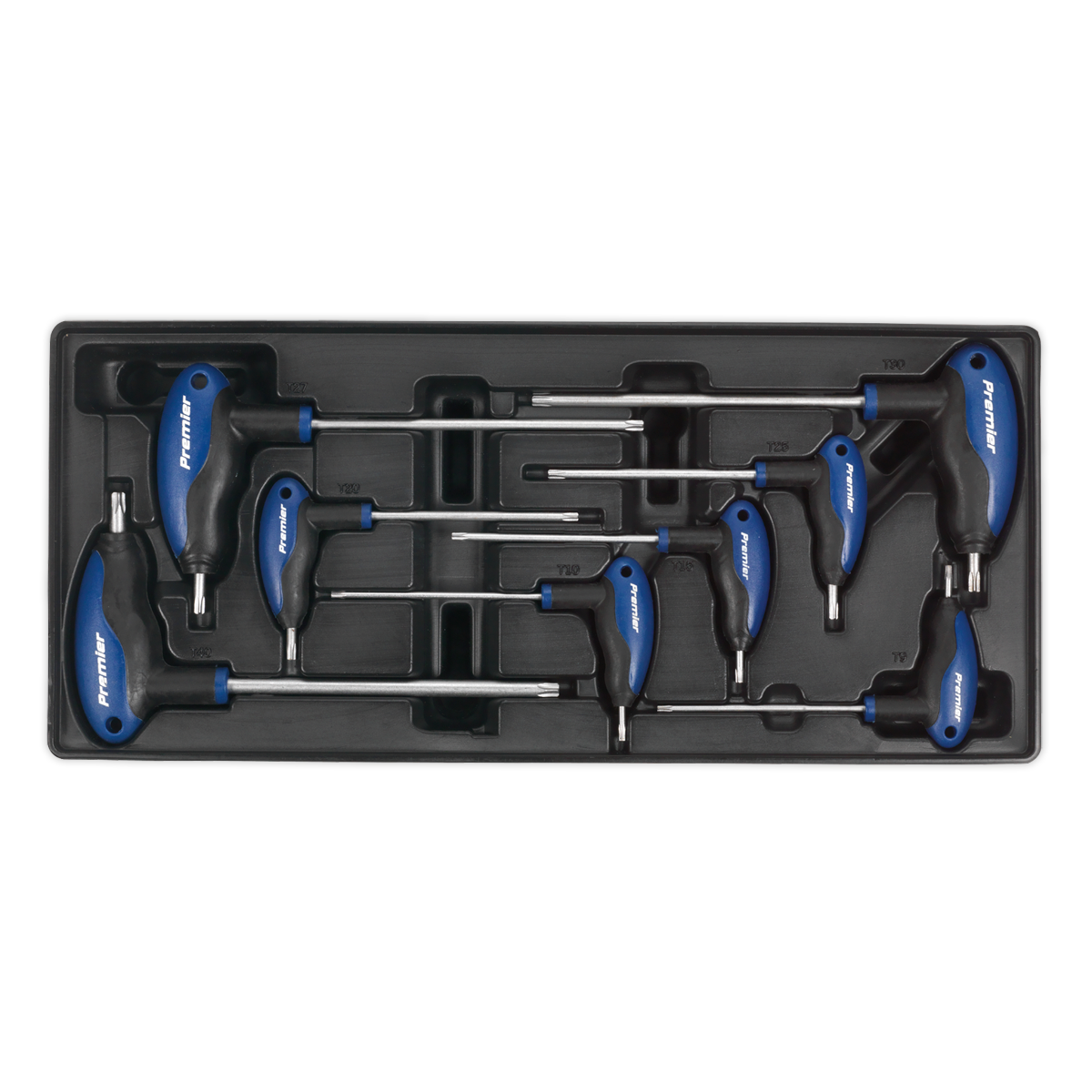 8pc T-Handle TRX-Star* Key Set with Tool Tray