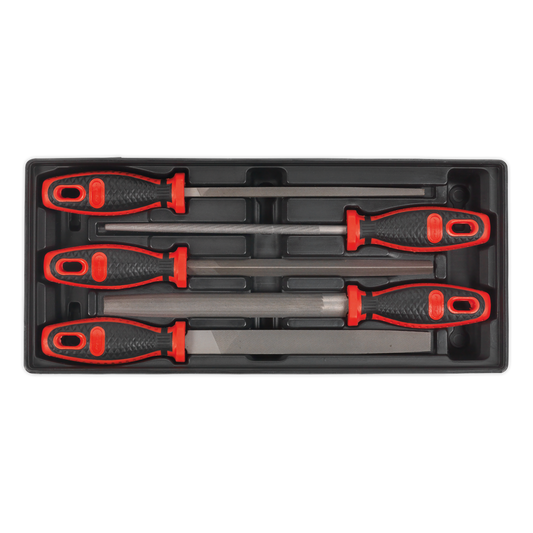 5pc Engineer's File Set with Tool Tray