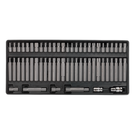 60pc Security TRX-Star*/Hex/Ribe/Spline Bit Set with Tool Tray