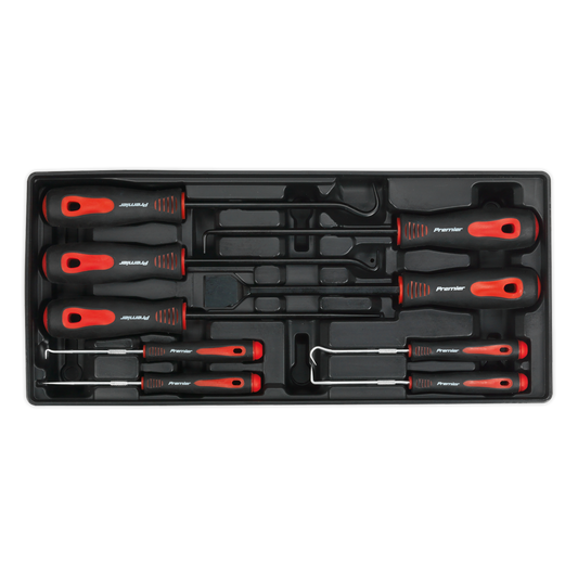 9pc Scraper & Hook Set with Tool Tray