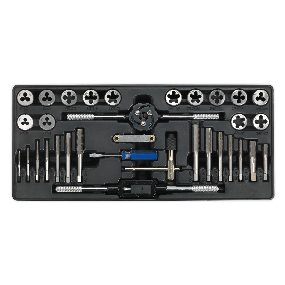 33pc Tap & Die Set with Tool Tray