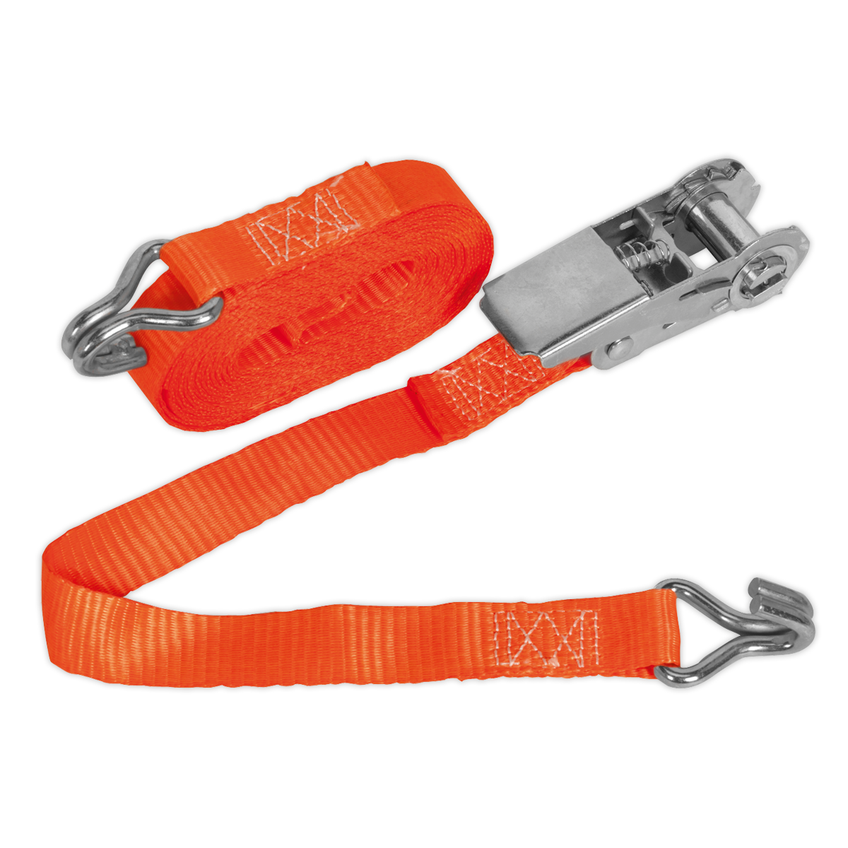 25mm x 4.5m Polyester Webbing Ratchet Strap 800kg Breaking Strength