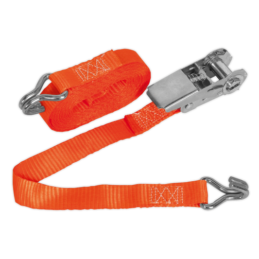 25mm x 4.5m Polyester Webbing Ratchet Strap 800kg Breaking Strength