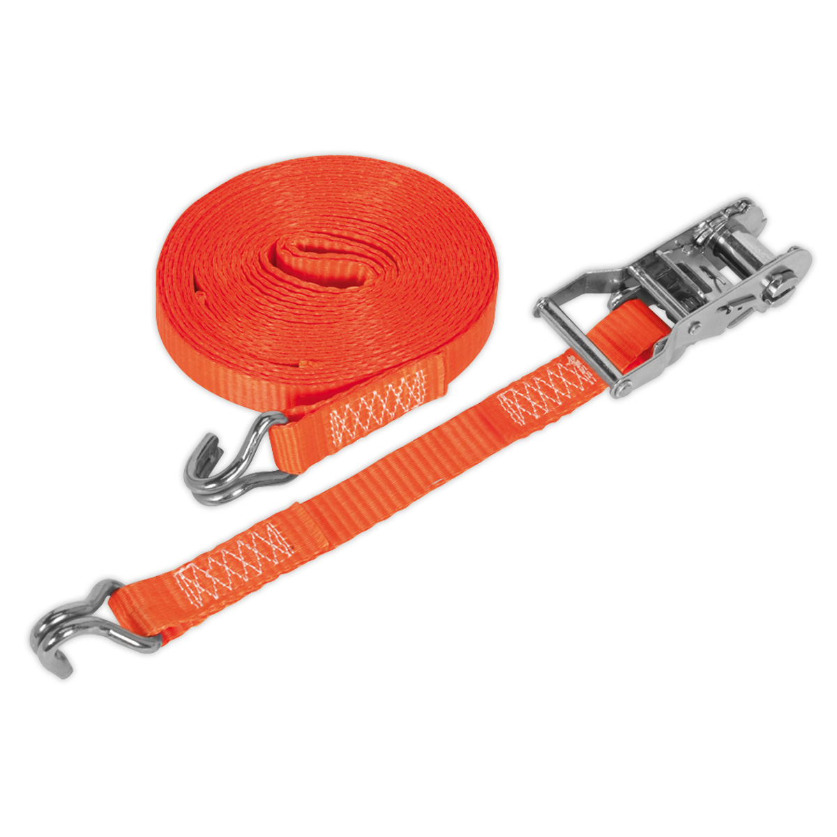 25mm x 6m Polyester Webbing Ratchet Strap 1500kg Breaking Strength