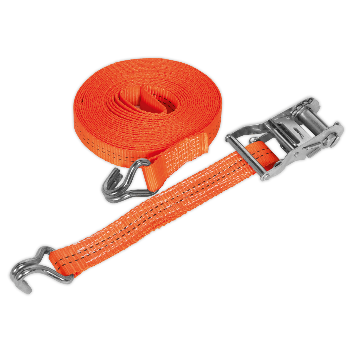 35mm x 6m Polyester Webbing Ratchet Strap 2000kg Breaking Strength