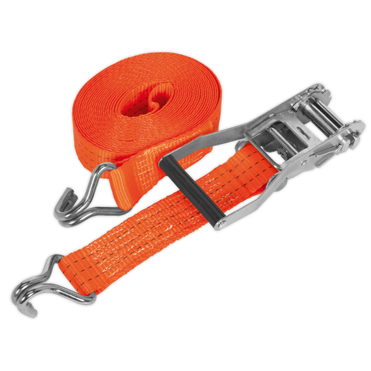 50mm x 6m Polyester Webbing Ratchet Strap 3000kg Breaking Strength