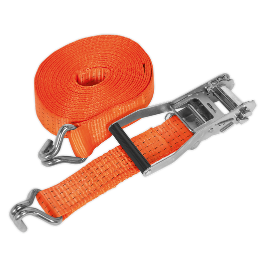 50mm x 6m Polyester Webbing Ratchet Strap 5000kg Breaking Strength