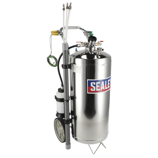 40L Air Operated Fuel Drainer - Stainless Steel