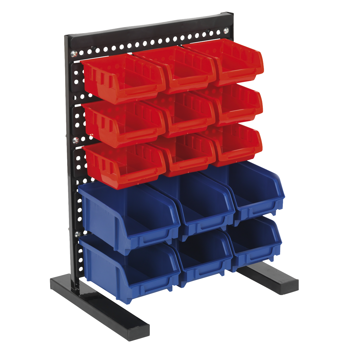 15 Bin Bench Mounting Storage System