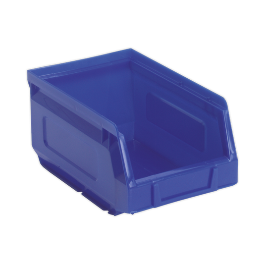 105 x 165 x 85mm Plastic Storage Bin - Blue - Pack of 48