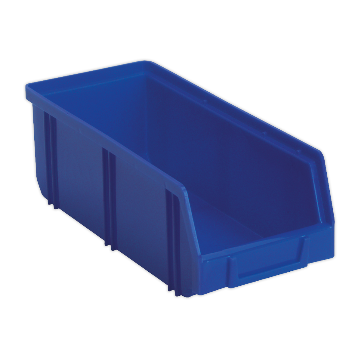 105 x 240 x 85mm Deep Plastic Storage Bin - Blue - Pack of 28