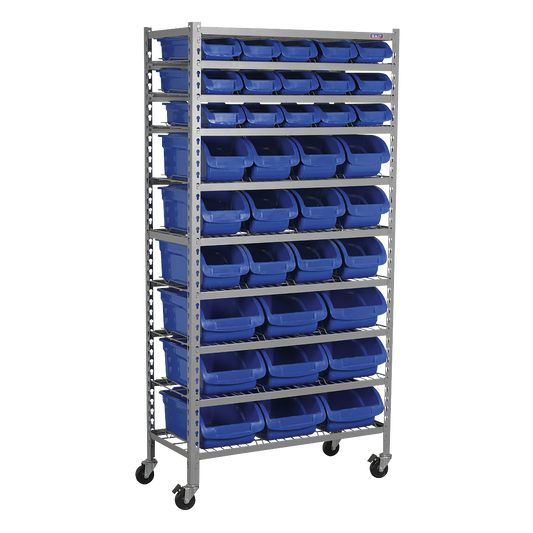 36 Bin Mobile Storage System