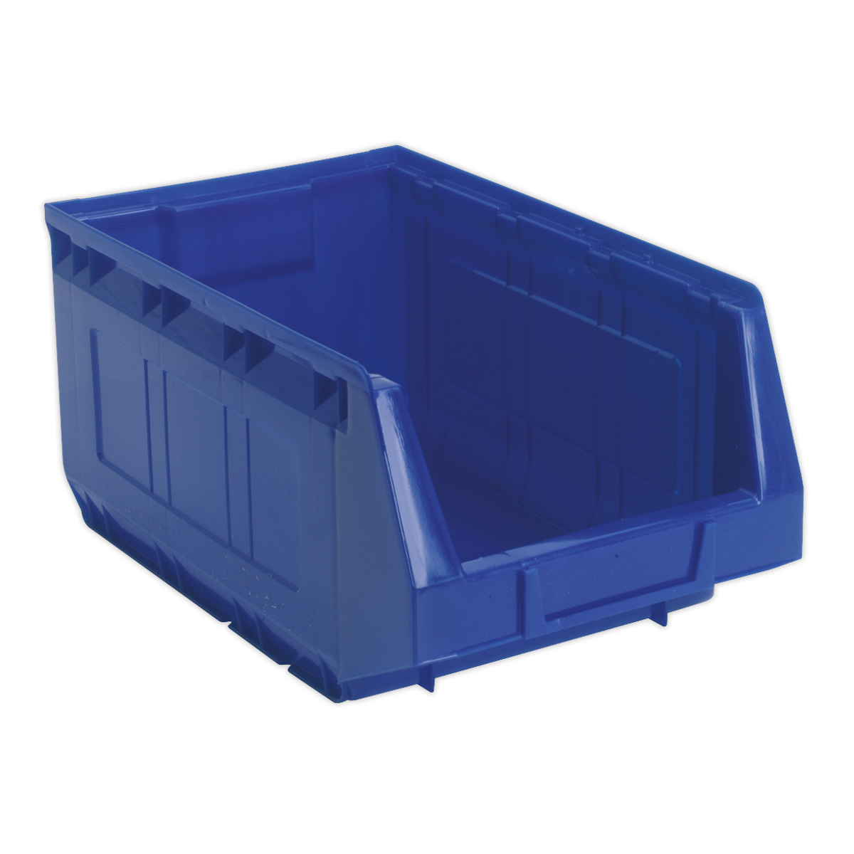 210 x 355 x 165mm Plastic Storage Bin - Blue - Pack of 20