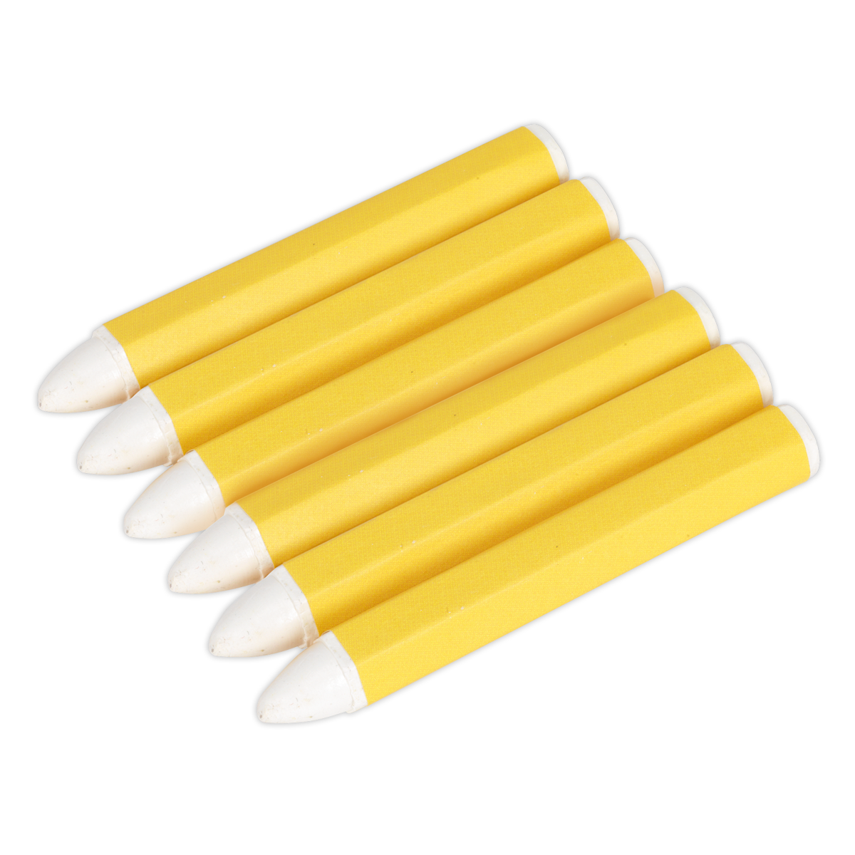 White Tyre Marking Crayon - Pack of 6