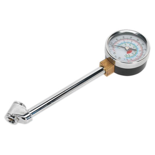 Tyre Pressure Gauge with Twin Connector