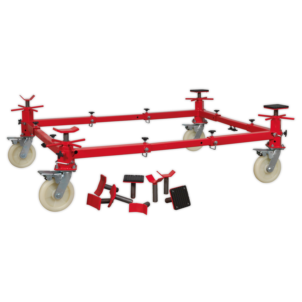 900kg Adjustable 4-Post Vehicle Moving Dolly