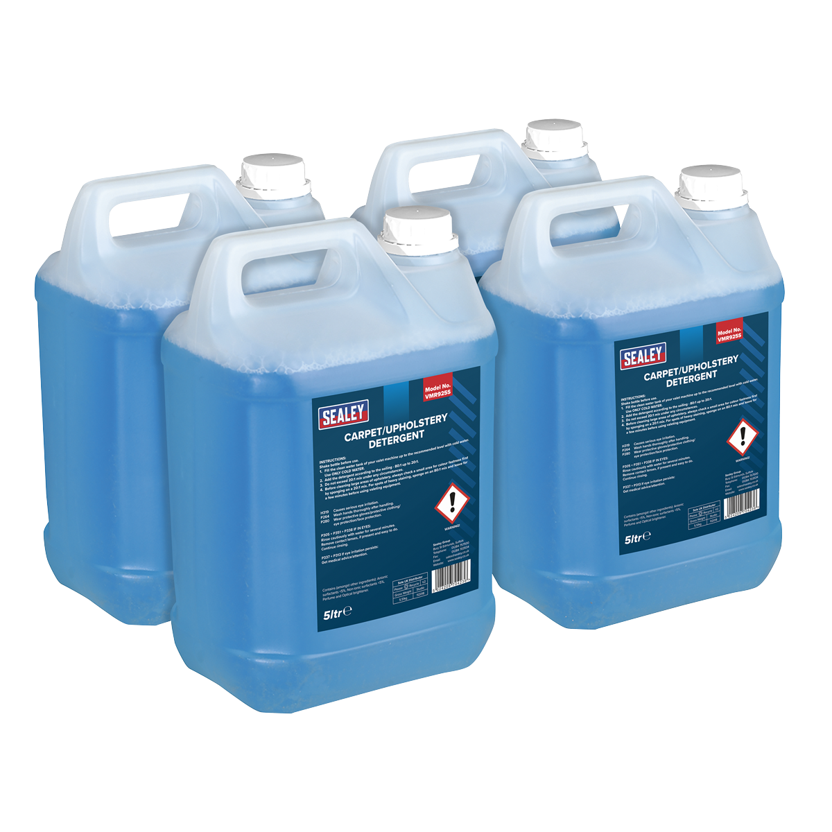 5L Carpet/Upholstery Detergent - Pack of 4