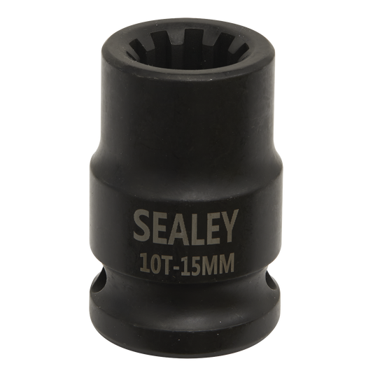 1/2"Sq Drive 15mm Brake Caliper Socket 10-Point